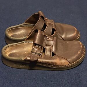 Birkenstock Tatami Clogs Brown Women’s Sz EUR 37 240 L6 M4 Leather